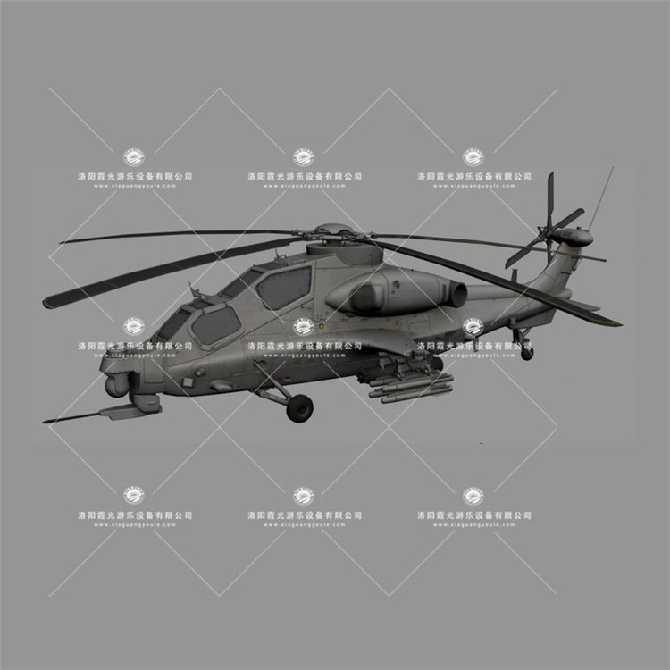 中和镇武装直升机3D模型